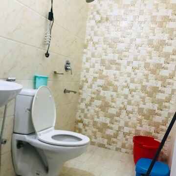 Bathroom in 3 BHK Builder Floor at Motia Royal Citi Apartments, Nagla Road – for Rent