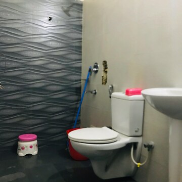 Bathroom in 3 BHK Builder Floor at Motia Royal Citi Apartments, Nagla Road – for Rent