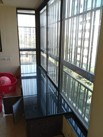 Balcony in 3 BHK Apartment at Group Seven Rushi Heights, Goregaon East – for Sale