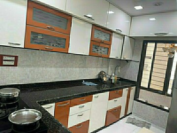 Kitchen in 3 BHK Apartment at Group Seven Rushi Heights, Goregaon East – for Sale