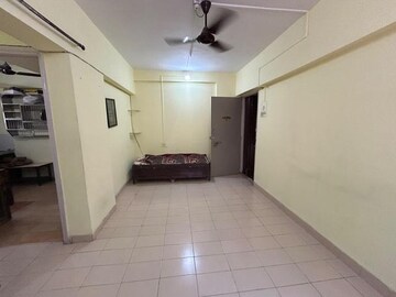 Living Room in 1 BHK Apartment at Shree Chitrakut CHS, Dahisar East – for Rent