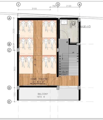Floor Plan in 3 BHK Apartment at Skanda Avani, Sarjapur Road – for Sale