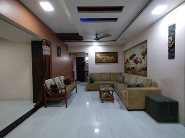 Living Room in 1 BHK Apartment at Lodha Amara, Kolshet Road – for Rent
