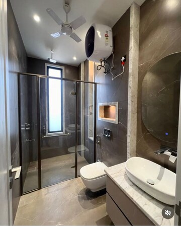 Bathroom in 4 BHK Builder Floor at Paschim Vihar – for Rent