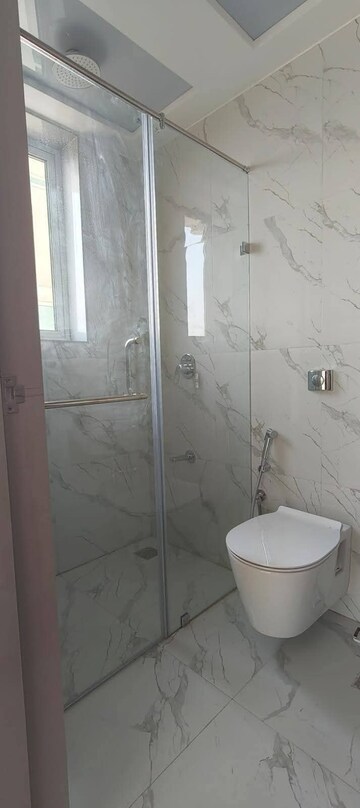 Bathroom in 2 BHK Apartment at Aurum Q Residences, Ghansoli – for Rent