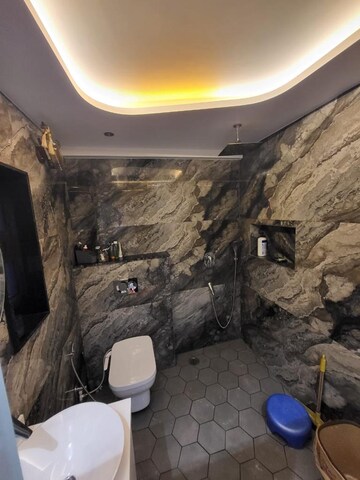 Bathroom in 3 BHK Builder Floor at Paschim Vihar – for Rent