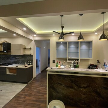 Kitchen in 3 BHK Apartment at DLF The Carlton Estate, Sector 53 – for Rent