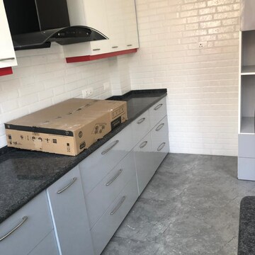 Kitchen in 3 BHK Apartment at DLF The Carlton Estate, Sector 53 – for Rent