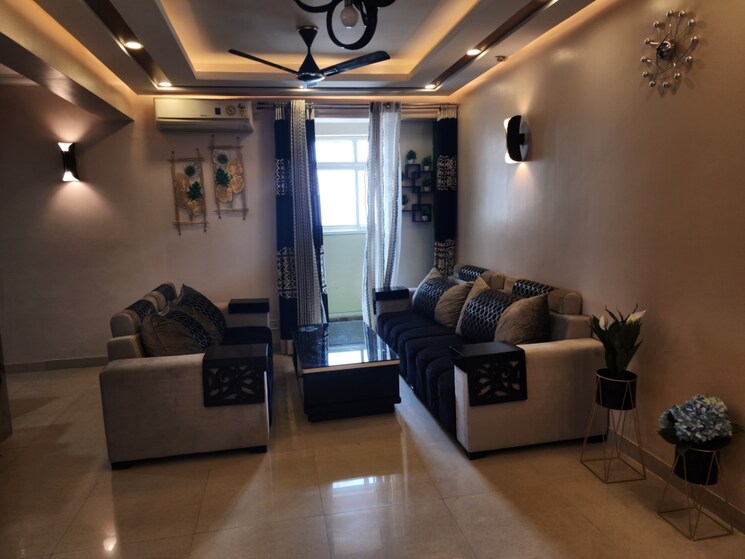 Living Room, paramount-symphony 2.5 Bedroom 1410 Sq.Ft. Apartment In Sain Vihar Ghaziabad 8210405