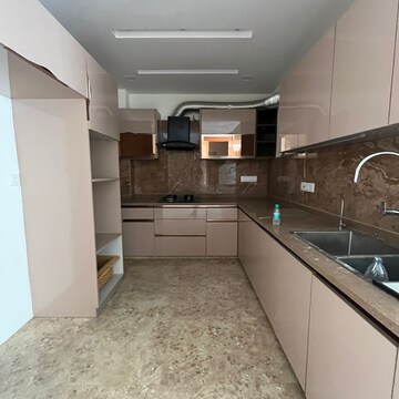 Kitchen in 3 BHK Builder Floor at Ansal Sushant Lok I, Sector 43 – for Rent