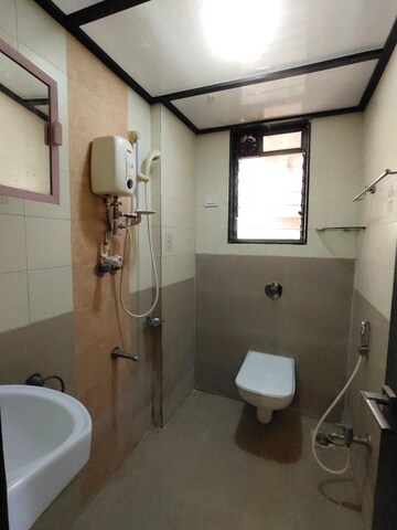 Bathroom in 1 BHK Apartment at Shree Krishna Elegance, Vasai East – for Sale