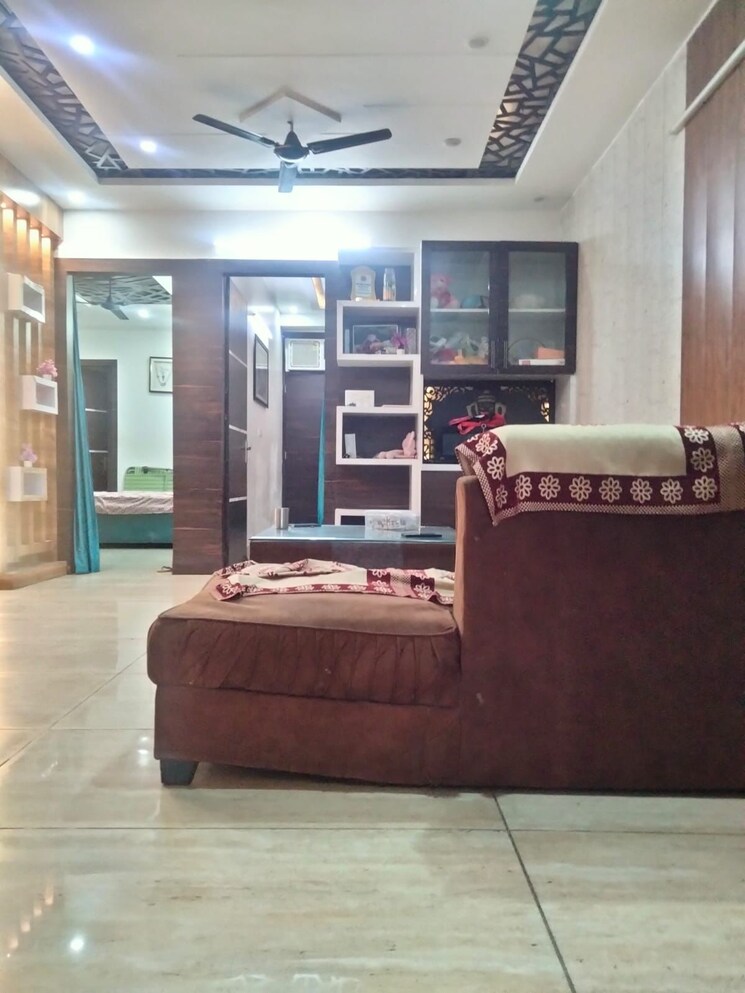 Living Room, divya-kunj 3 Bedroom 1400 Sq.Ft. Builder Floor In Niti Khand Ghaziabad 8210594