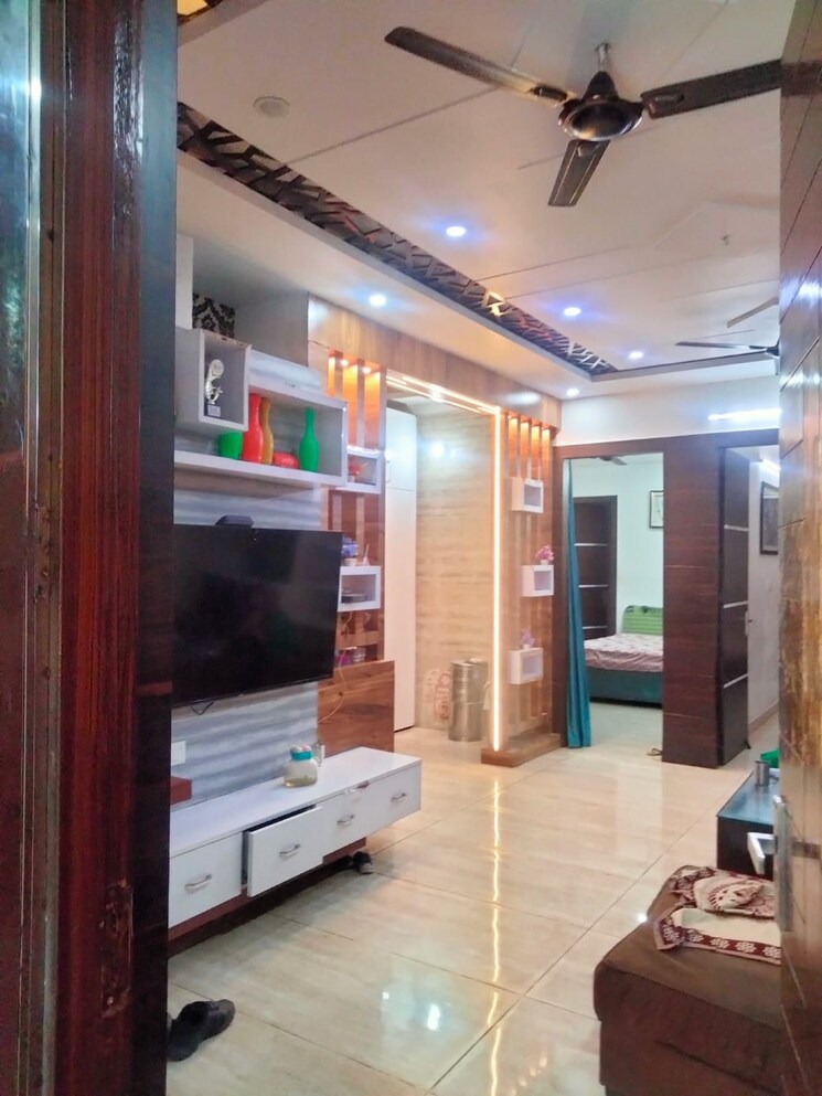 Living Room, divya-kunj 3 Bedroom 1400 Sq.Ft. Builder Floor In Niti Khand Ghaziabad 8210594