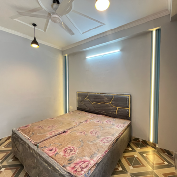 Bedroom in 1 BHK Builder Floor at Freedom Fighters Enclave – for Rent