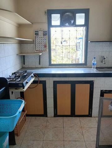 Kitchen in 1 BHK Apartment at Mandpeshwar Dham CHS, Ic Colony – for Rent
