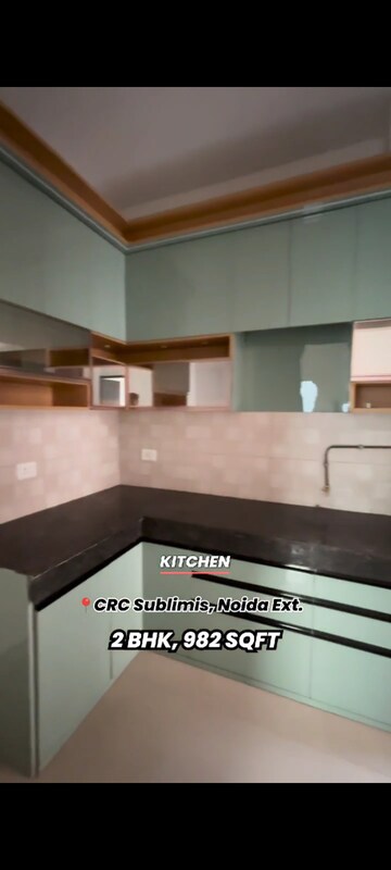 Kitchen in 2 BHK Apartment at CRC Sublimis, Sector 1 Greater Noida – for Sale