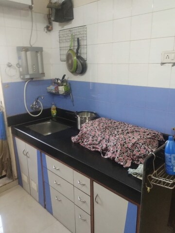 Kitchen in 1 BHK Apartment at Mat Cornel Heights, Ic Colony – for Rent