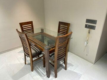 Living Room in 1 BHK Apartment at Mat Cornel Heights, Ic Colony – for Rent