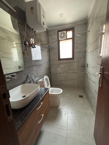 Bathroom in 3 BHK Builder Floor at Saket – for Rent