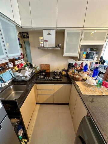 Kitchen in 1 BHK Apartment at Aspen Park, Goregaon East – for Rent