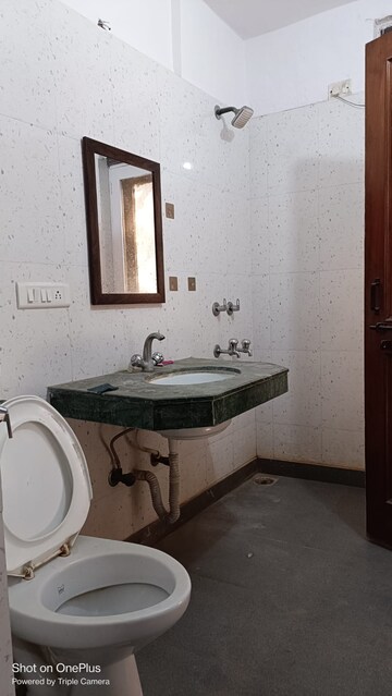 Bathroom in 3 BHK Apartment at Sector 5, Dwarka – for Rent