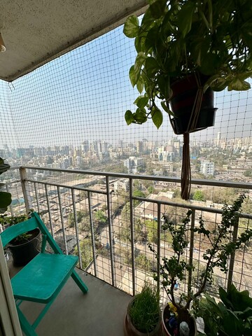 Balcony in 1 BHK Apartment at Aspen Park, Goregaon East – for Rent