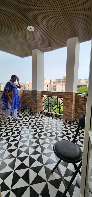 Balcony in 3 BHK Apartment at Sector 10 Dwarka – for Rent