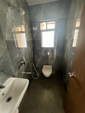 Bathroom in 1 BHK Apartment at Shraddha Pinnacle, Vikhroli East – for Rent