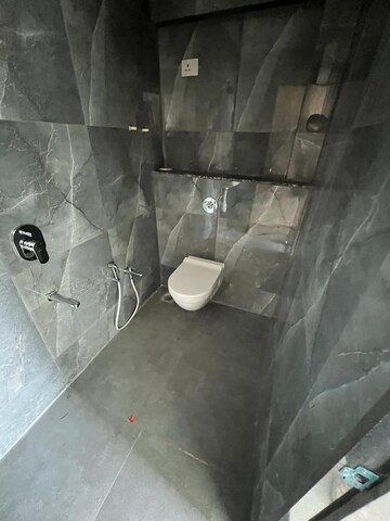 Bathroom in 1 BHK Apartment at Shraddha Pinnacle, Vikhroli East – for Rent