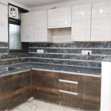 Kitchen in 2 BHK Builder Floor at Freedom Fighters Enclave – for Rent