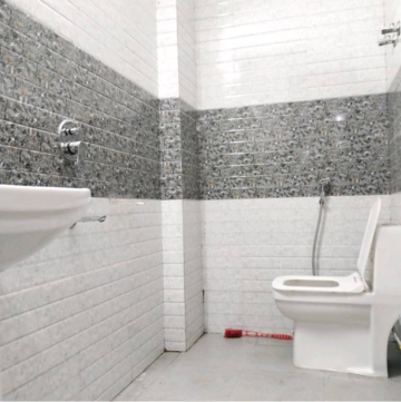 Bathroom in 2 BHK Builder Floor at Freedom Fighters Enclave – for Rent