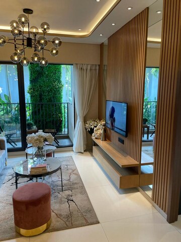Living Room in 1 BHK Apartment at Lodha Crown Jasmine D E And F, Dombivli East – for Sale