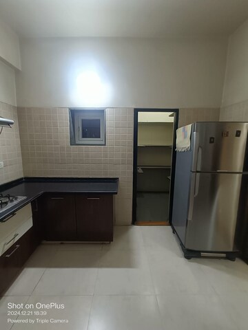 Kitchen in 3 BHK Apartment at Prahlad Nagar – for Rent