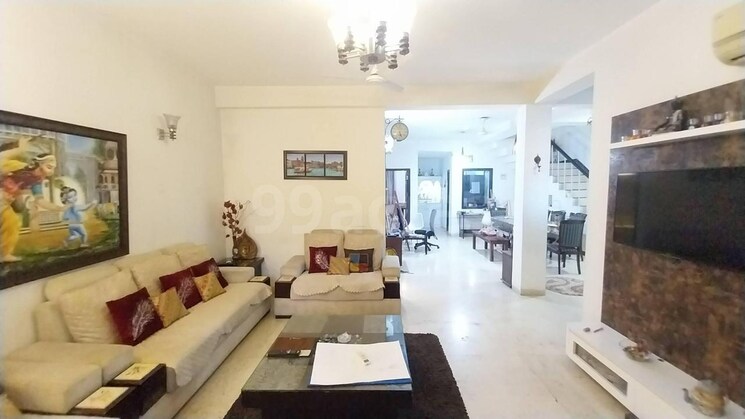 Living Room, vipul-tatvam-villas 3.5 Bedroom 3000 Sq.Ft. Villa In Sector 48 Gurgaon 8211816