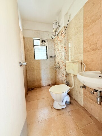 Bathroom in 2 BHK Apartment at Goel Ganga Atharva Ganga, Pashan – for Rent