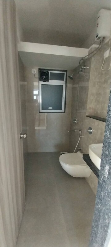 Bathroom in 1 BHK Apartment at Ashar Axis, Majiwada – for Rent