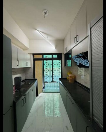Kitchen in 2 BHK Apartment at Lodha Sterling, Kolshet Road – for Rent
