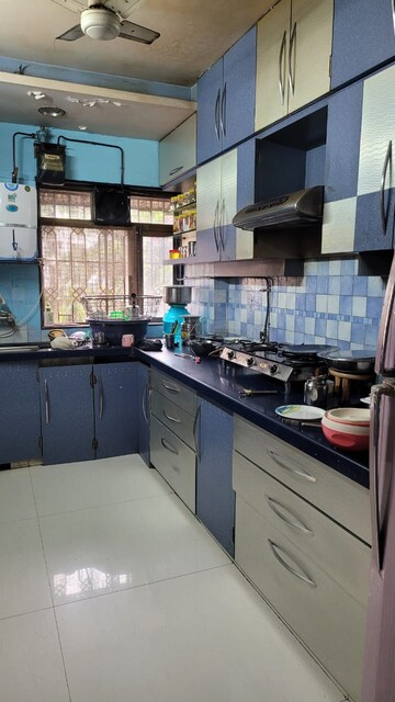 Kitchen in 3 BHK Apartment at Tulsibaug CHS, Borivali West – for Rent
