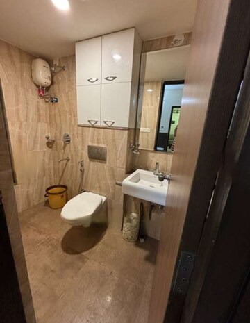 Bathroom in 3 BHK Apartment at Lodha Amara, Kolshet Road – for Rent