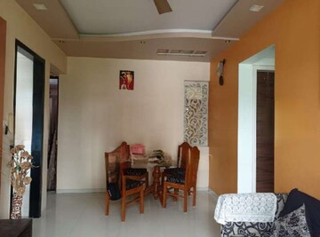 Living Room in 2 BHK Apartment at Sheth Fiona, Pokhran Road No 2 – for Rent