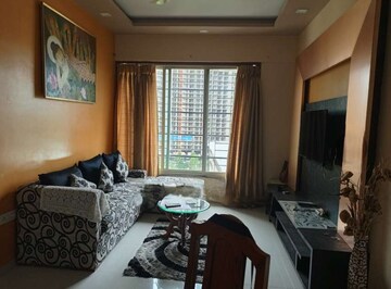 Living Room in 2 BHK Apartment at Sheth Fiona, Pokhran Road No 2 – for Rent