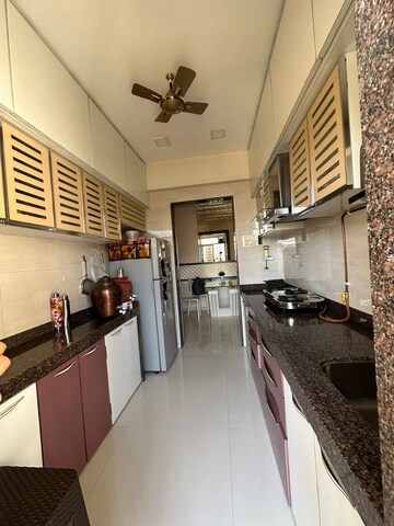 Kitchen in 2 BHK Apartment at Tulsi Sagar, Nerul – for Rent