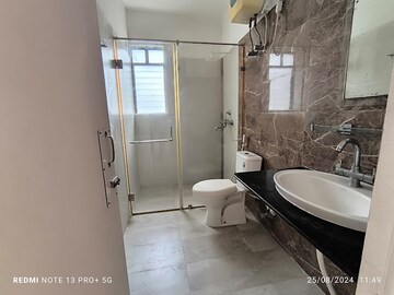 Bathroom in 3.5 BHK Apartment at Bengal Peerless Avidipta, Em Bypass – for Rent
