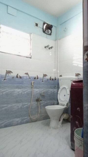 Bathroom in 3 BHK Apartment at Santoshpur – for Rent
