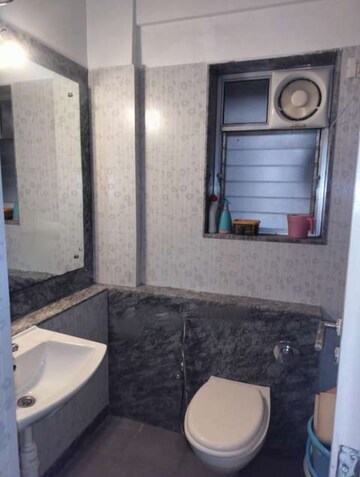 Bathroom in 2 BHK Apartment at Manpada – for Rent