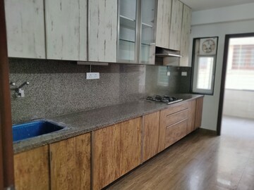 Kitchen in 3 BHK Apartment at Hill View Banjara Hills, Banjara Hills – for Rent