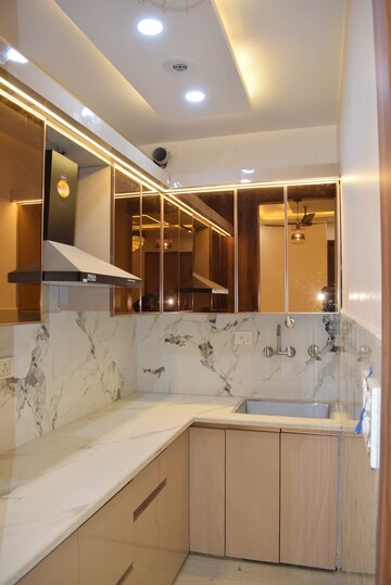 Kitchen in 2 BHK Builder Floor at Dwarka Mor – for Rent