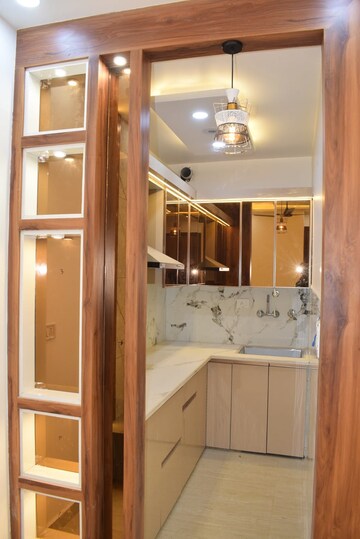 Kitchen in 2 BHK Builder Floor at Dwarka Mor – for Rent