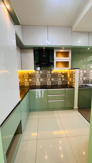 Kitchen in 3 BHK Apartment at Provident Park Square, Kanakapura Road – for Rent