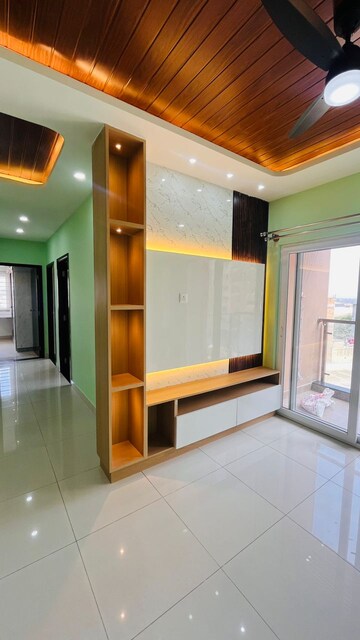 Living Room in 3 BHK Apartment at Provident Park Square, Kanakapura Road – for Rent